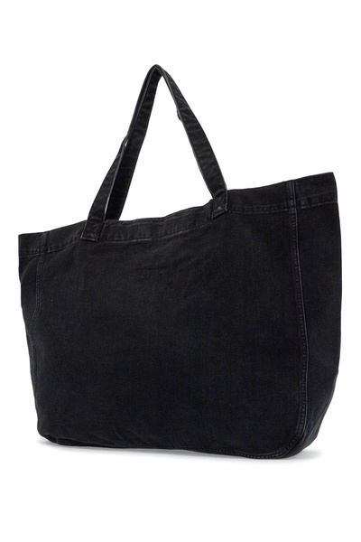 denim rivet tote bag