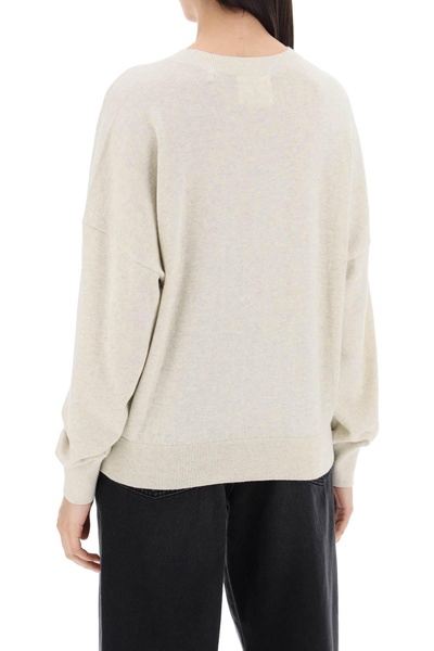 Isabel Marant Etoile Marisans Sweater With Lurex Logo Intarsia