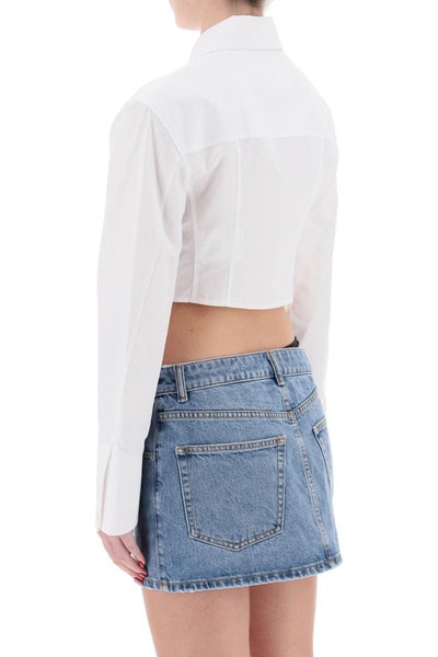 Alexander Wang Short Structured Cotton Shirt