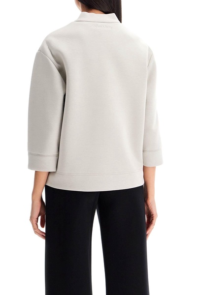 'acorn' sweatshirt with three-quarter