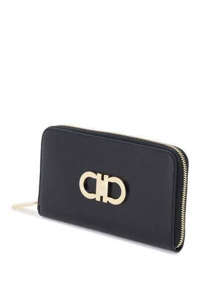 Ferragamo Gancini Zip Around Wallet Women