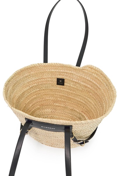 raffia voyou medium shoulder bag