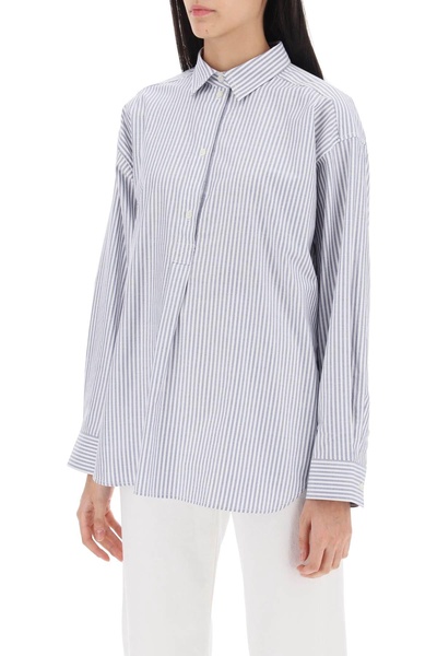 striped oxford shirt