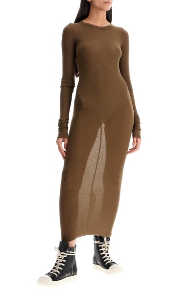 long fitted jersey dress