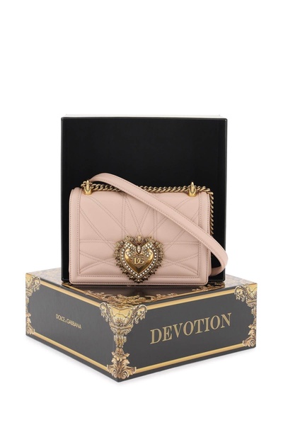 Dolce & Gabbana Devotion Logo Plaque Shoulder Bag