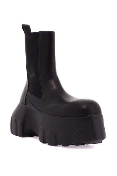 Mega Tractor leather biker boots