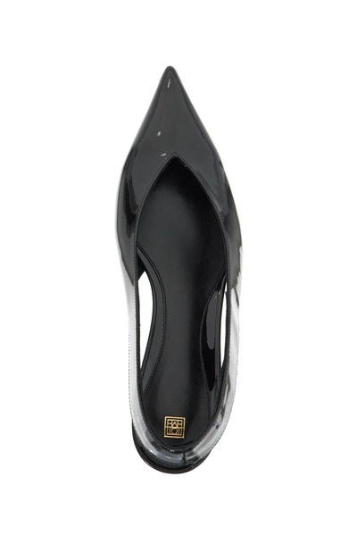 slingback patent leather wedge dã©col