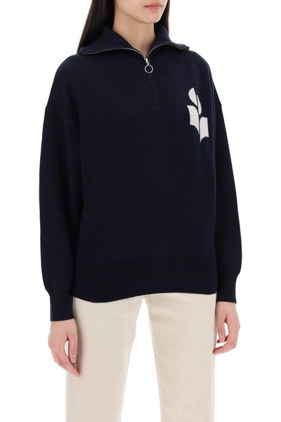 Isabel Marant Etoile Azra Sweater With Jacquard Logo