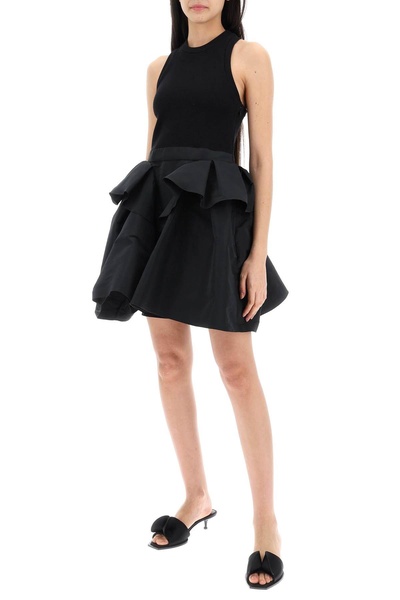 Alexander Mcqueen Hybrid Mini Dress