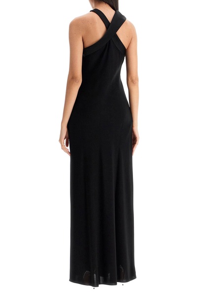 maxi dress with satin neckline 'anta