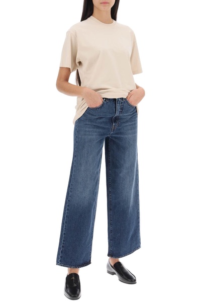 cropped flare jeans