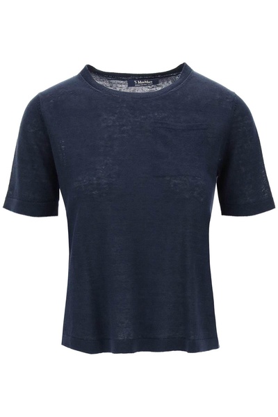 novara linen knit t-shirt