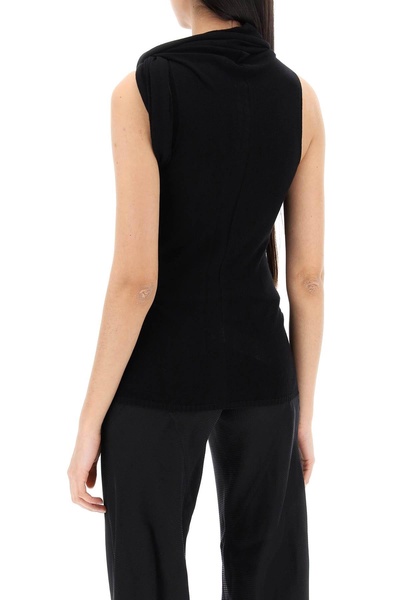 'twist sleeveless knit top