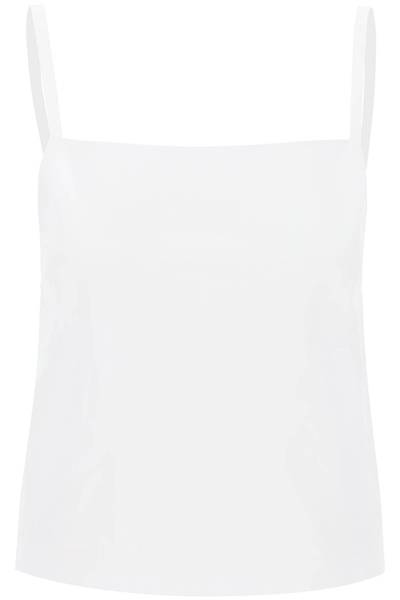 carmine sleeveless