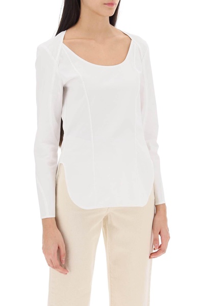 leiya poplin blouse