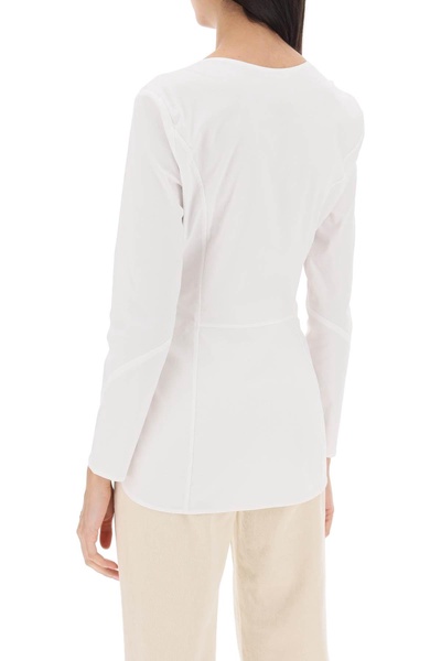 leiya poplin blouse