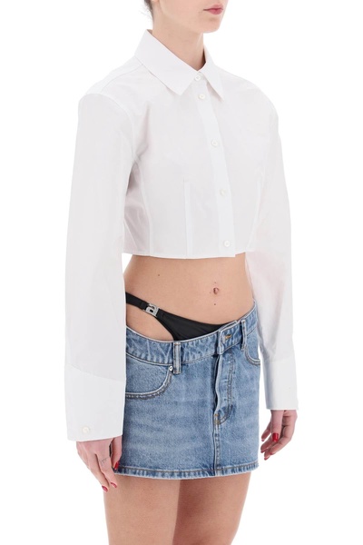 Alexander Wang Short Structured Cotton Shirt