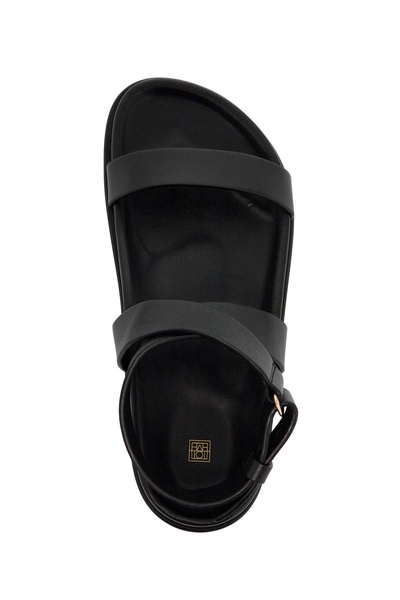 Black 'The Leather Chunky' Sandals