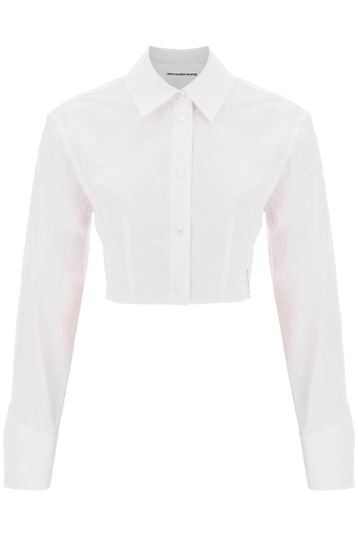 Alexander Wang Short Structured Cotton Shirt