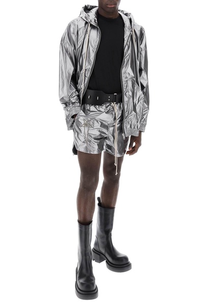 metallic jumbo jacket by jason rick owens and