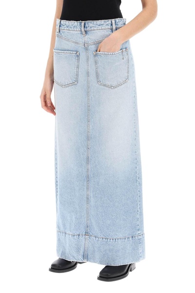 maxi denim skirt from the pi