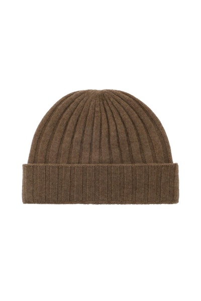 cashmere knit beanie hat