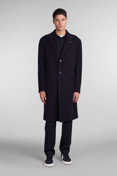 Tagliatore C Ld13B Coat in Blue