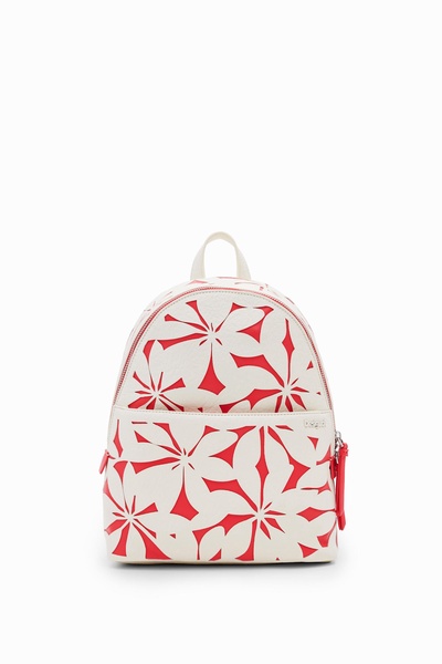 S die-cut flowers backpack