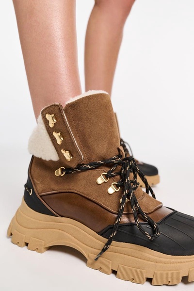 SPORTY SHEARLING duck boot