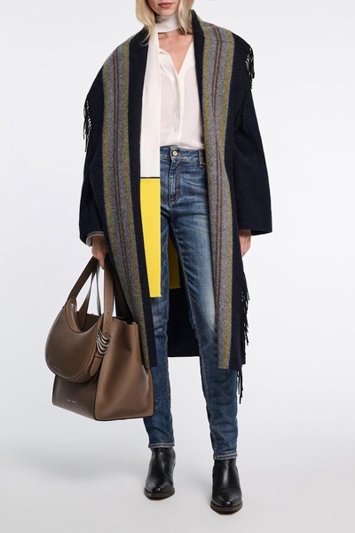 STRIPED COMFORT coat