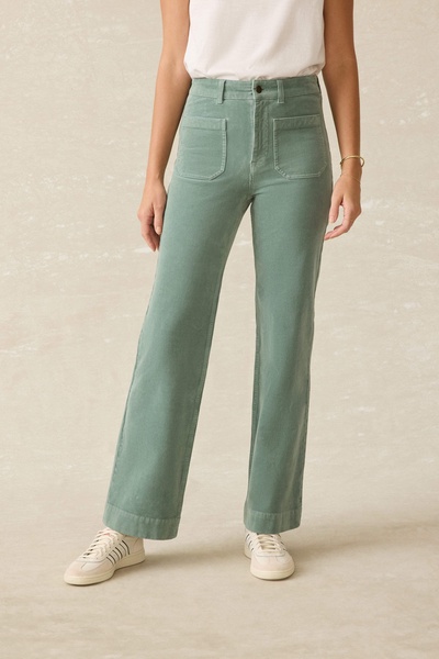 Softstretch Cord Patch Pocket Pant - Seaglass