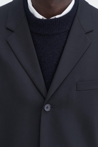 Single Breasted Wool Blazer