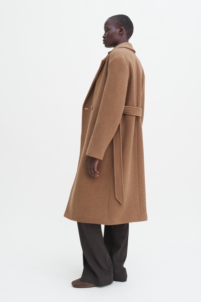 Soft Wool Belted Coat