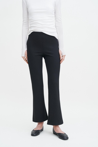 Flared Jersey Trousers