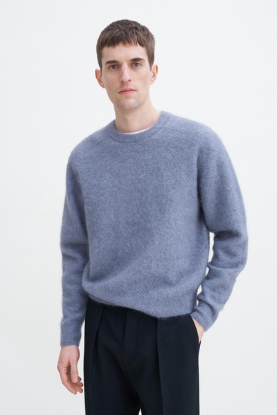 Fluffy Hammer Sleeve Sweater