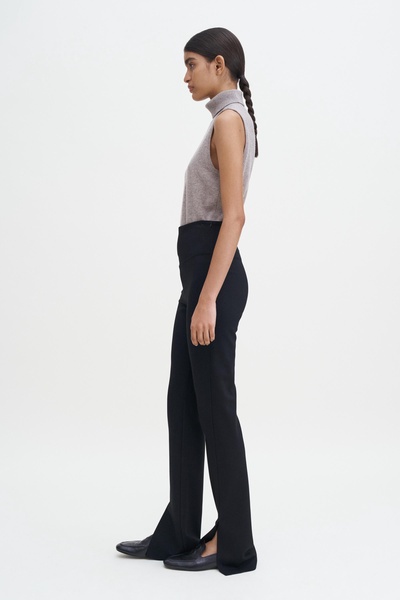 Split Hem Jersey Trousers