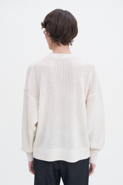 Pointelle Knit Sweater