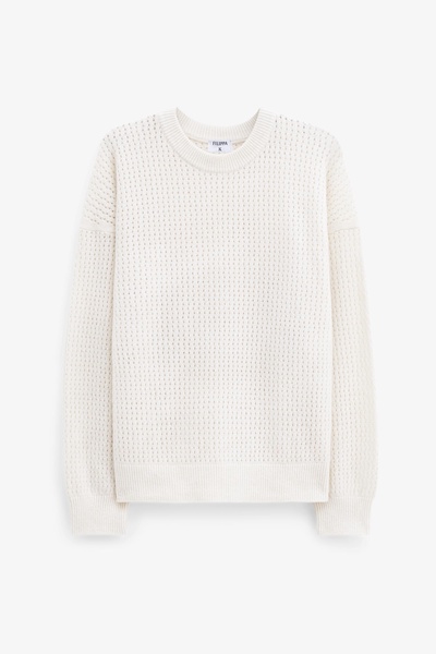 Pointelle Knit Sweater