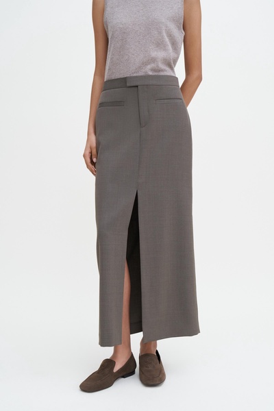 Long Tailored Skirt