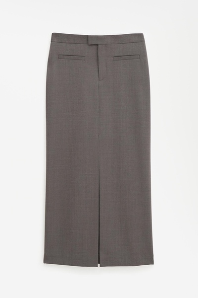 Long Tailored Skirt