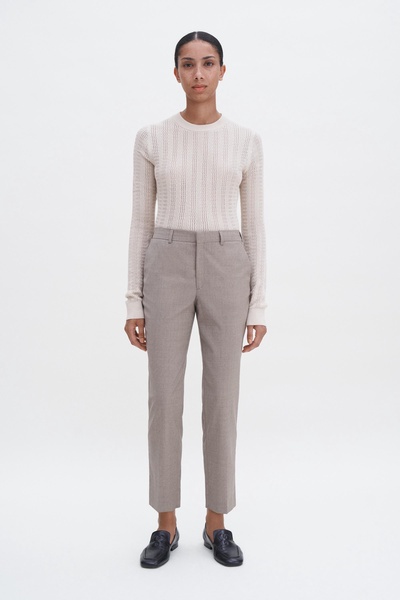 Emma Cropped Cool Wool Trousers