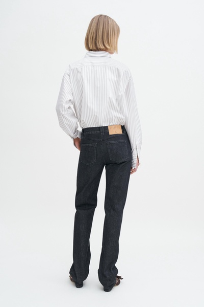 Contrast Pocket Straight Jeans