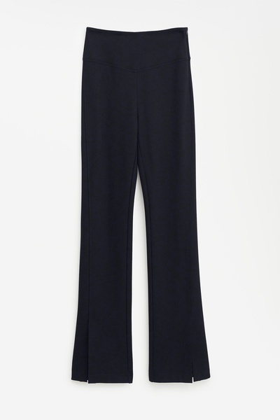 Split Hem Jersey Trousers