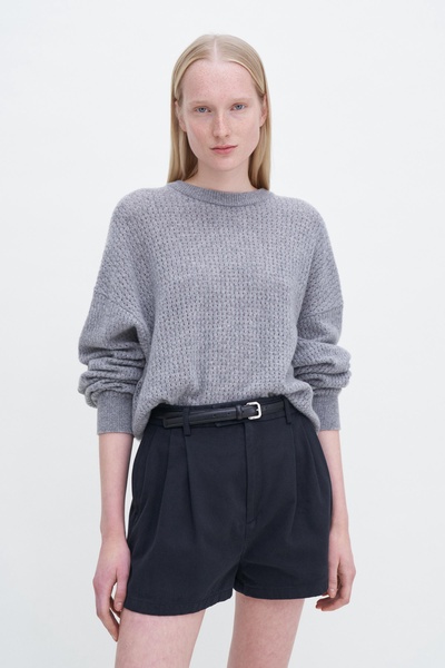 Pointelle Knit Sweater