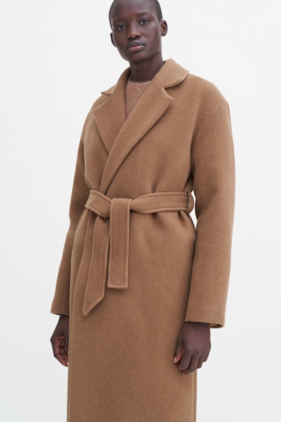 Soft Wool Belted Coat