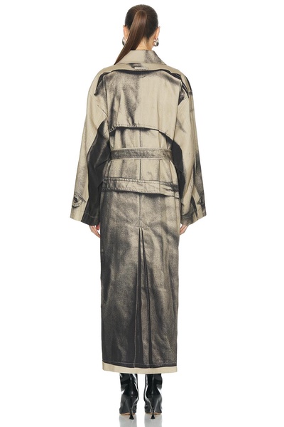 Trench Trompe L'oeil Oversize Trench Coat