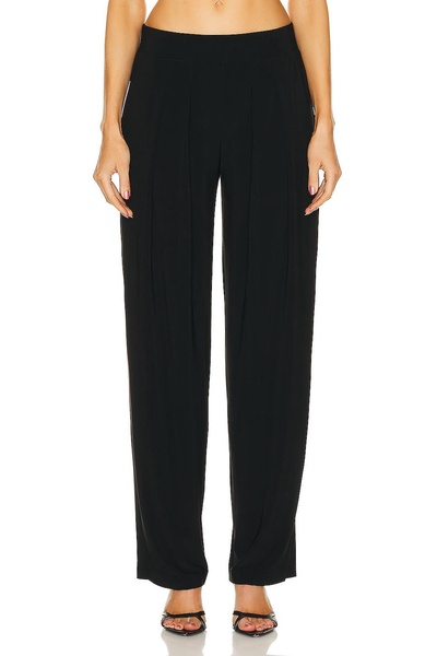 Low Rise Pleated Trouser