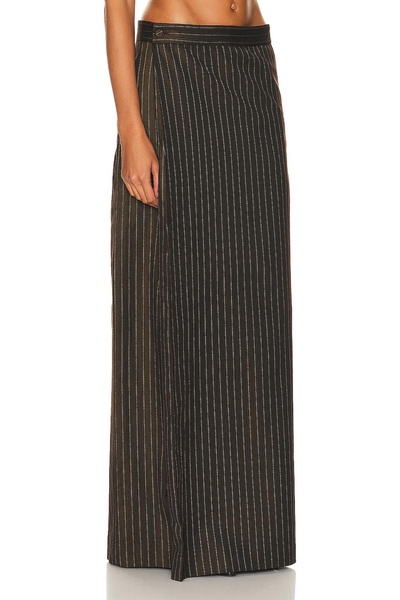 Tennis Stripes Low Waist Trouser Skirt