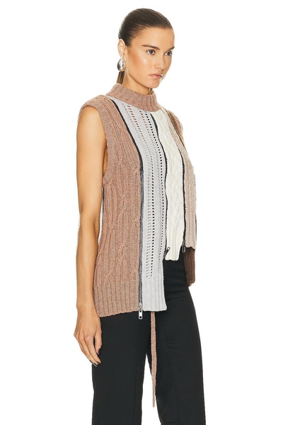 Connector Cable Knit Vest