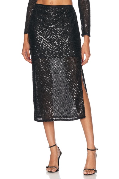 Sequin Bias Skirt